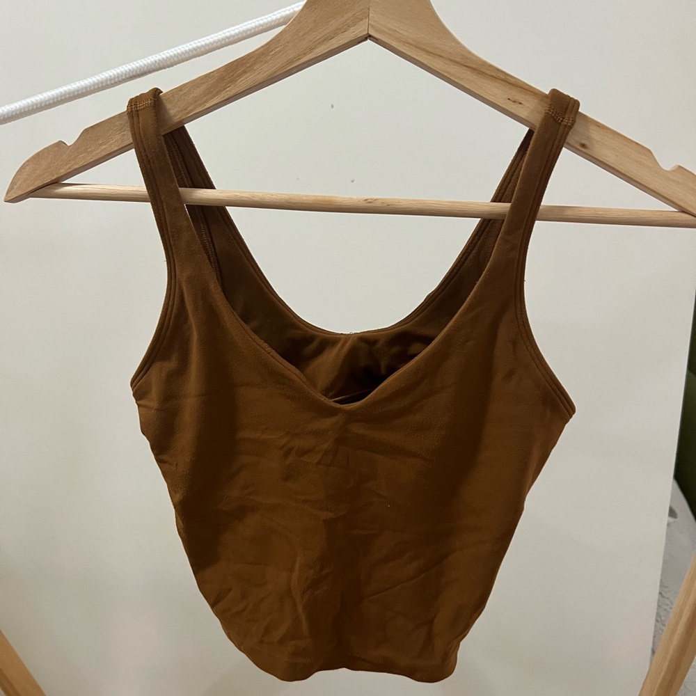 Brown Sleeveless Women's Top